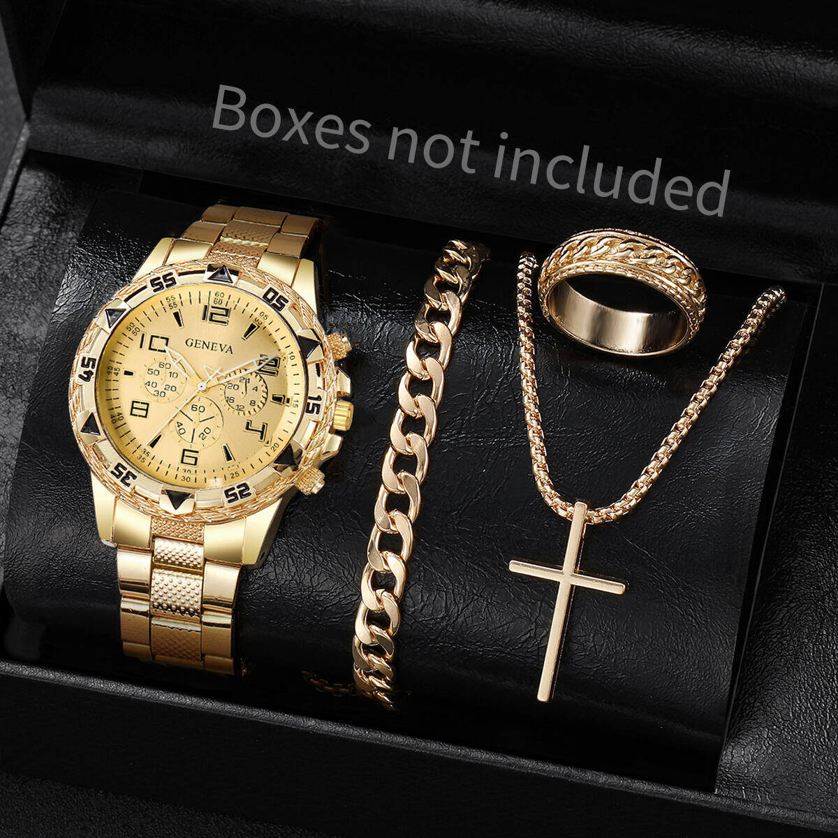 4PCS/Set Fashion Men Business  - Jewelry Watch Making recension och pris