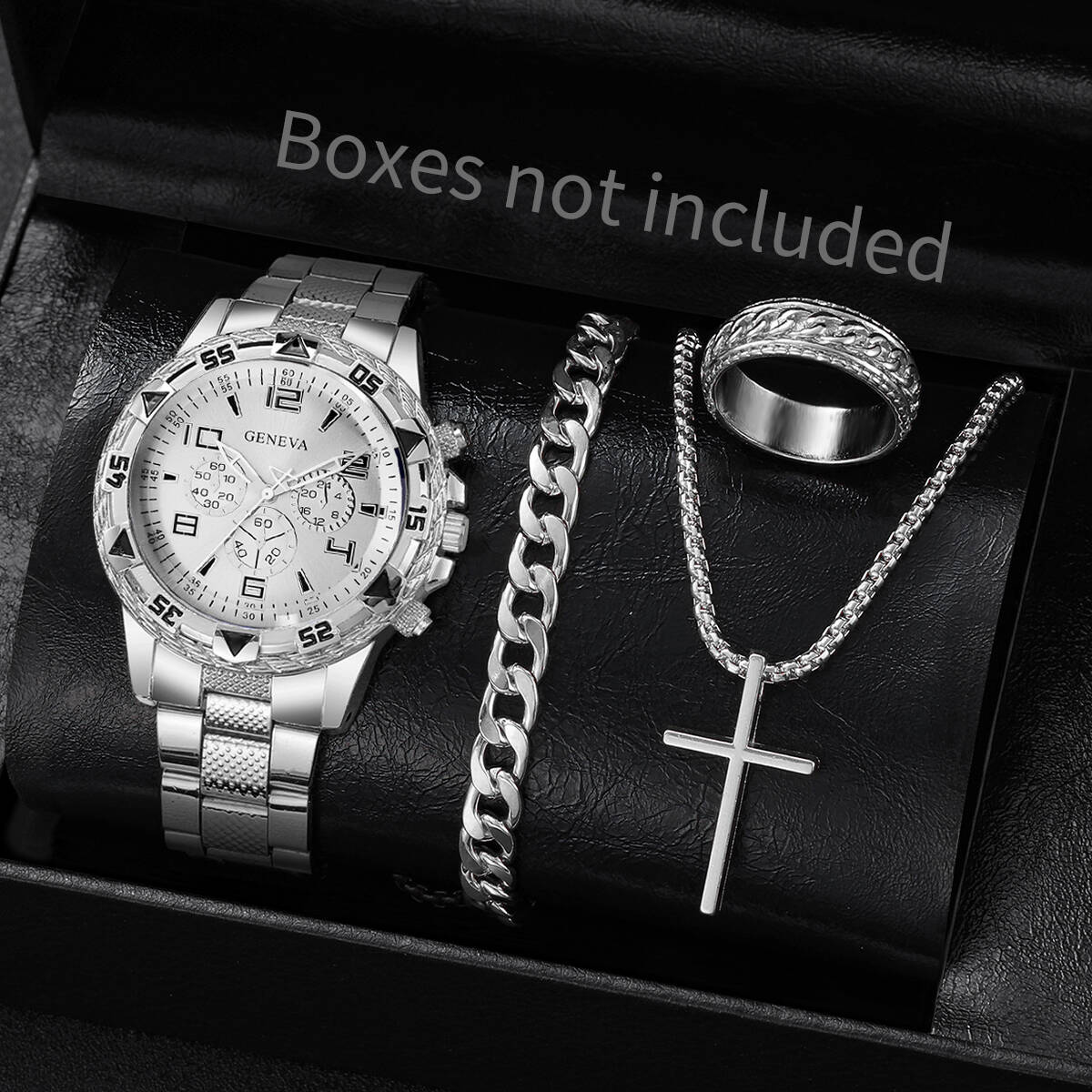 4PCS/Set Fashion Men Business  - Jewelry Watch Making recension och pris