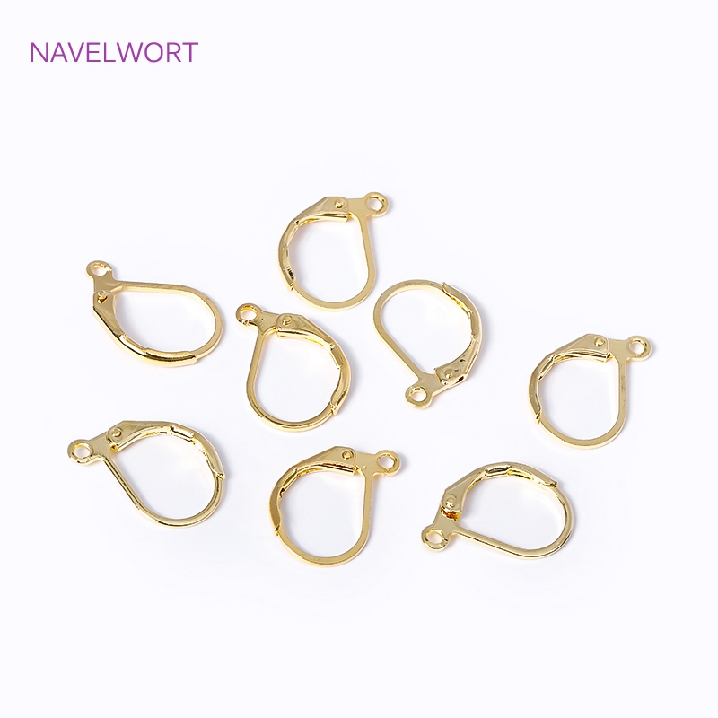 Fashion French Earring Lever-B - Gold Plated Ring recension och pris