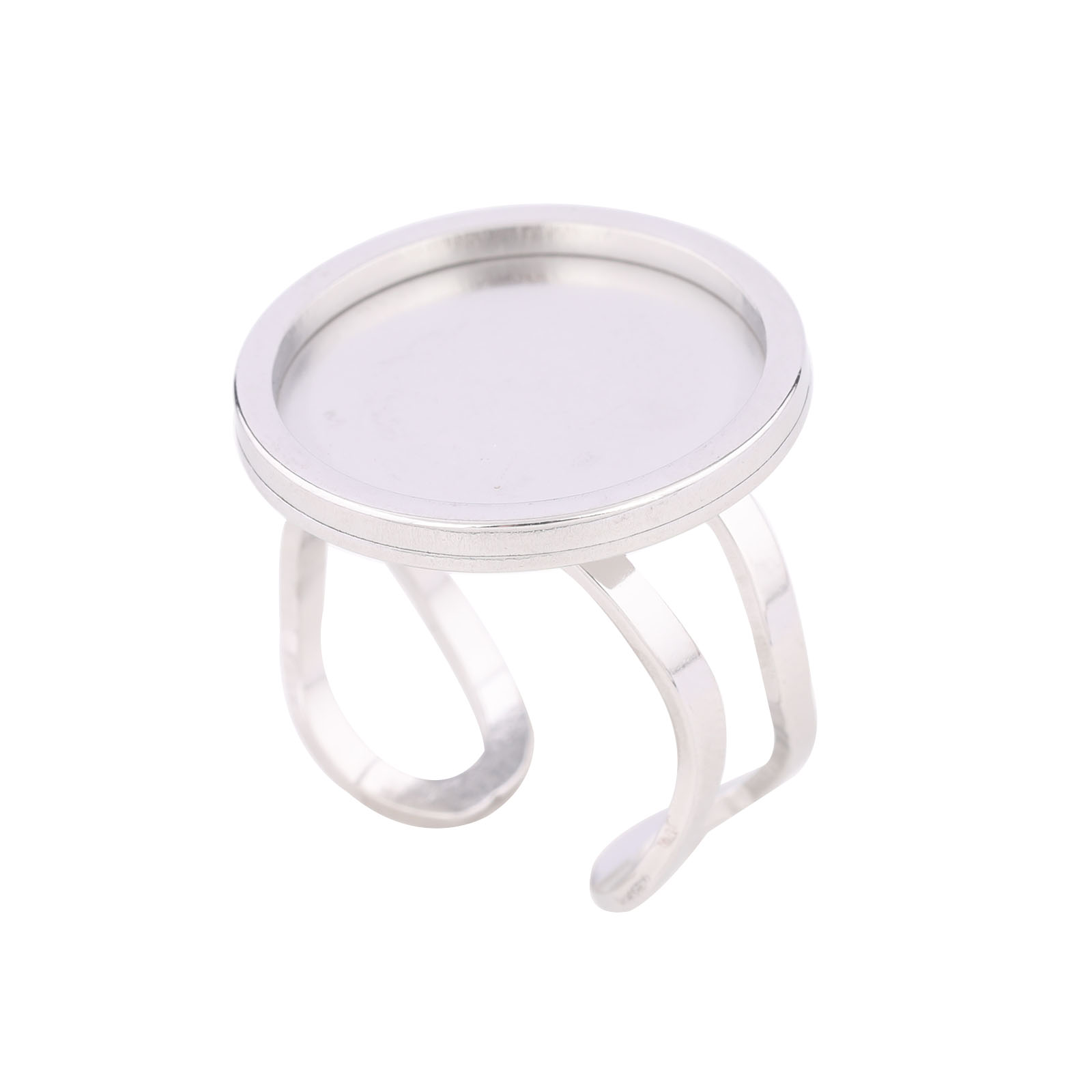 5pcs 18mm Round Cabochon Ring  - Gold Plated Ring recension och pris