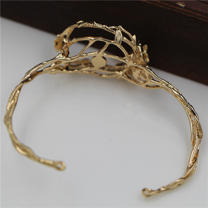 5pcs Flower Leaf Vine Branch B - Cuff Bangle Bracelet recension och pris