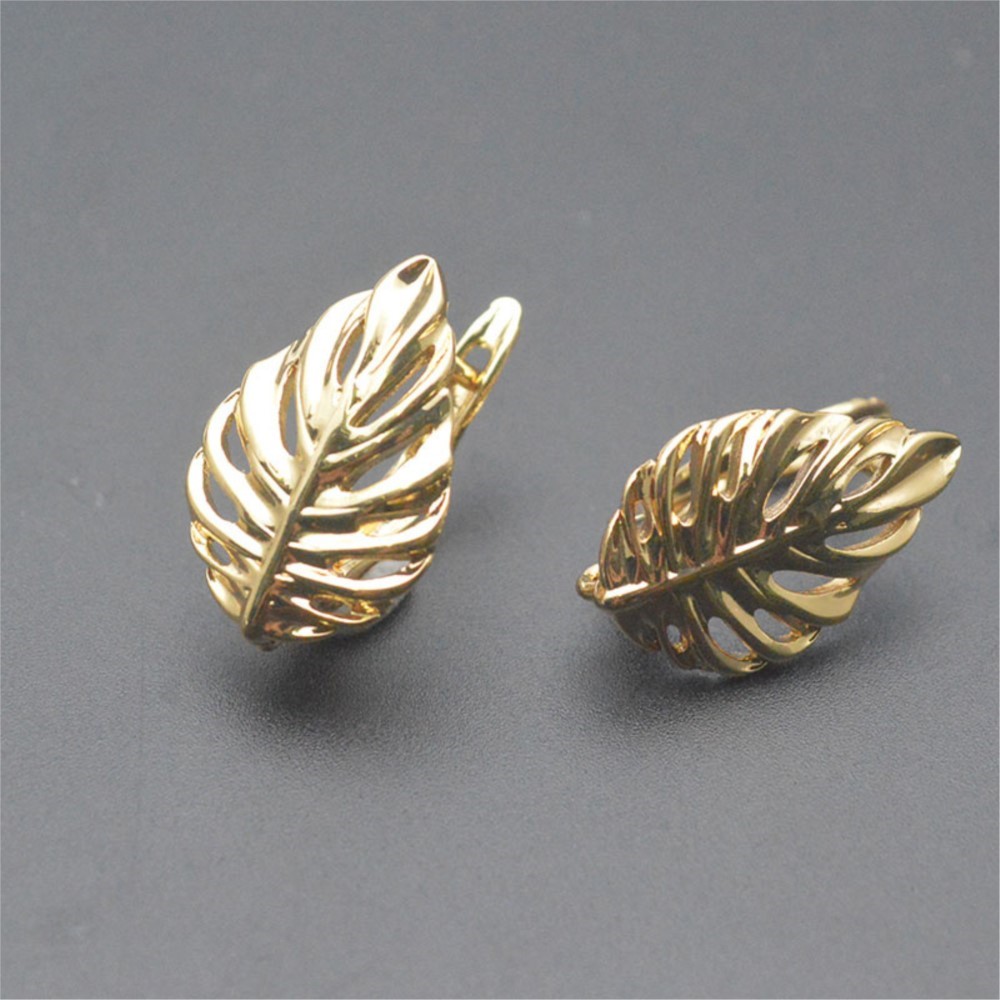 1/2Pcs 18K Gold Plated Brass L - Gold Plated Ring recension och pris