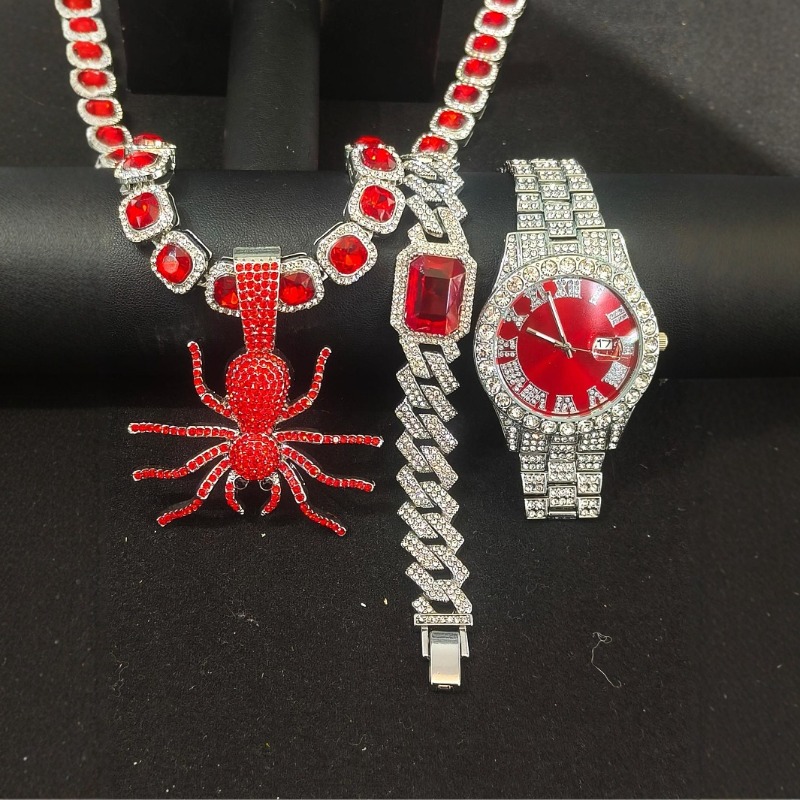 Hip Hop Jewelry Set for Men -  - Icebox Jewelry Watches recension och pris