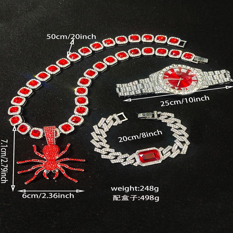 Hip Hop Jewelry Set for Men -  - Icebox Jewelry Watches recension och pris
